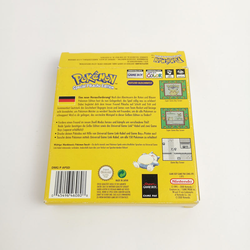 Nintendo Game Boy Classic Spiel : Pokemon Gelbe Edition | Gameboy OVP - PAL NOE