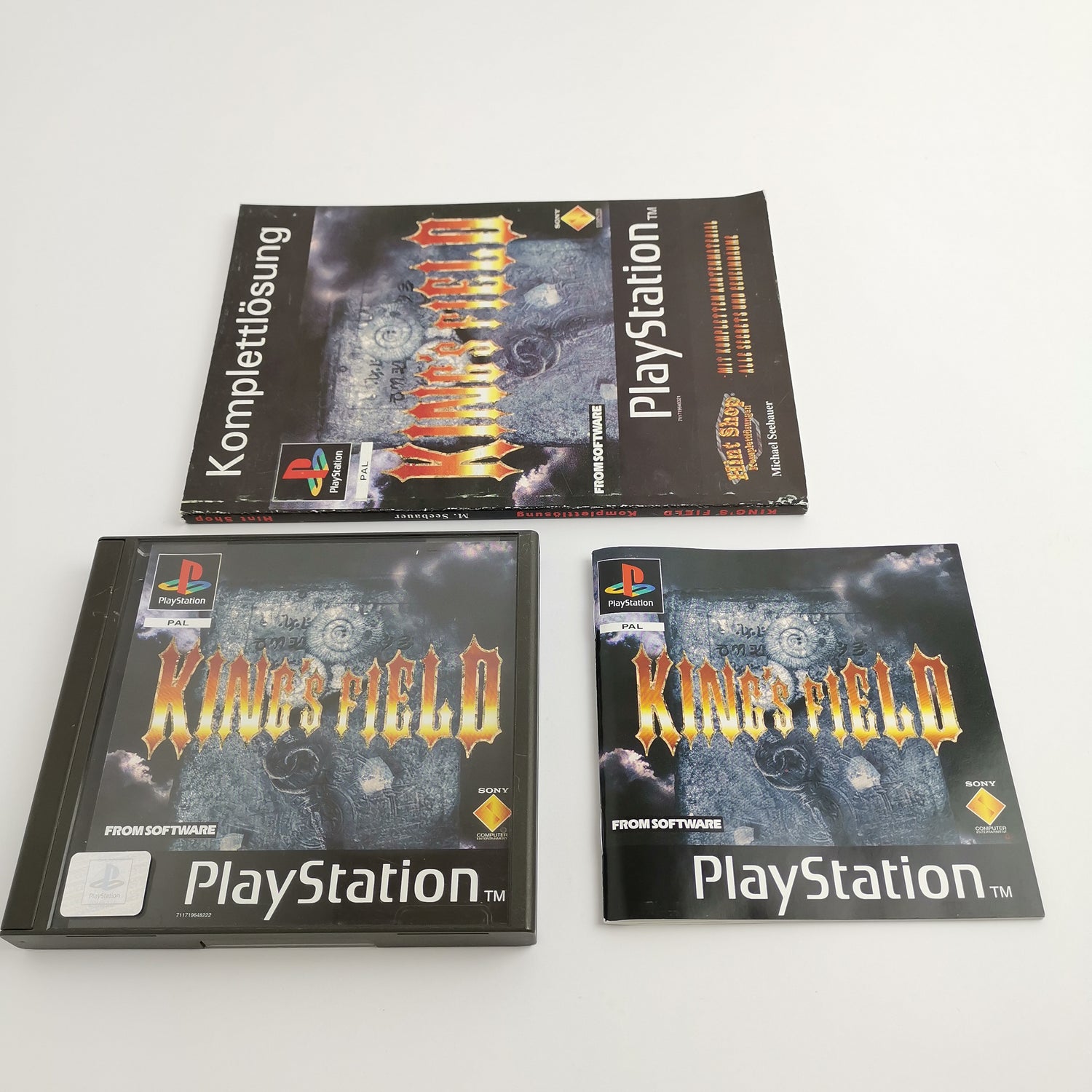 Sony Playstation 1 Spiel : Kings Field + Komplettlösung | PS1 PSX - OVP PAL