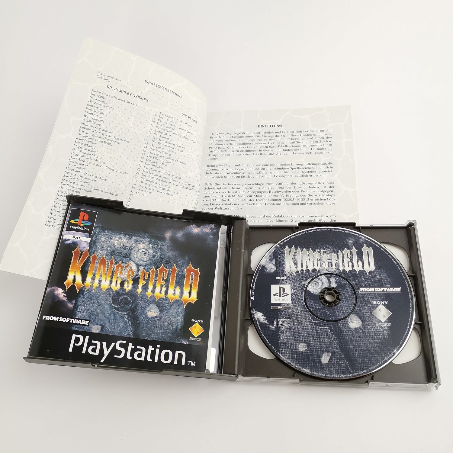 Sony Playstation 1 Spiel : Kings Field + Komplettlösung | PS1 PSX - OVP PAL