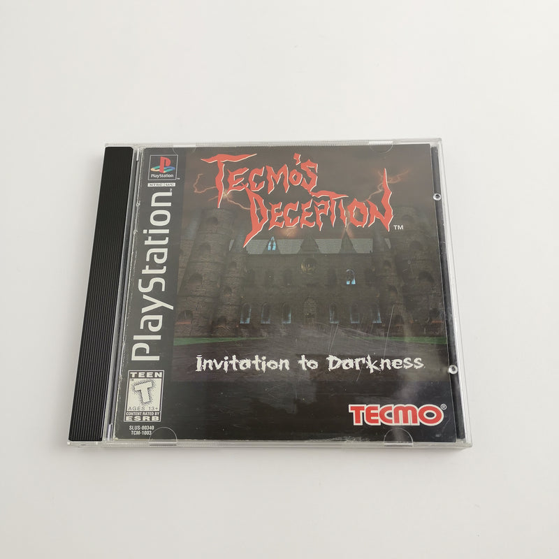 Sony Playstation 1 Spiel : Tecmos Deception Invitation to Darkness | PS1 USA
