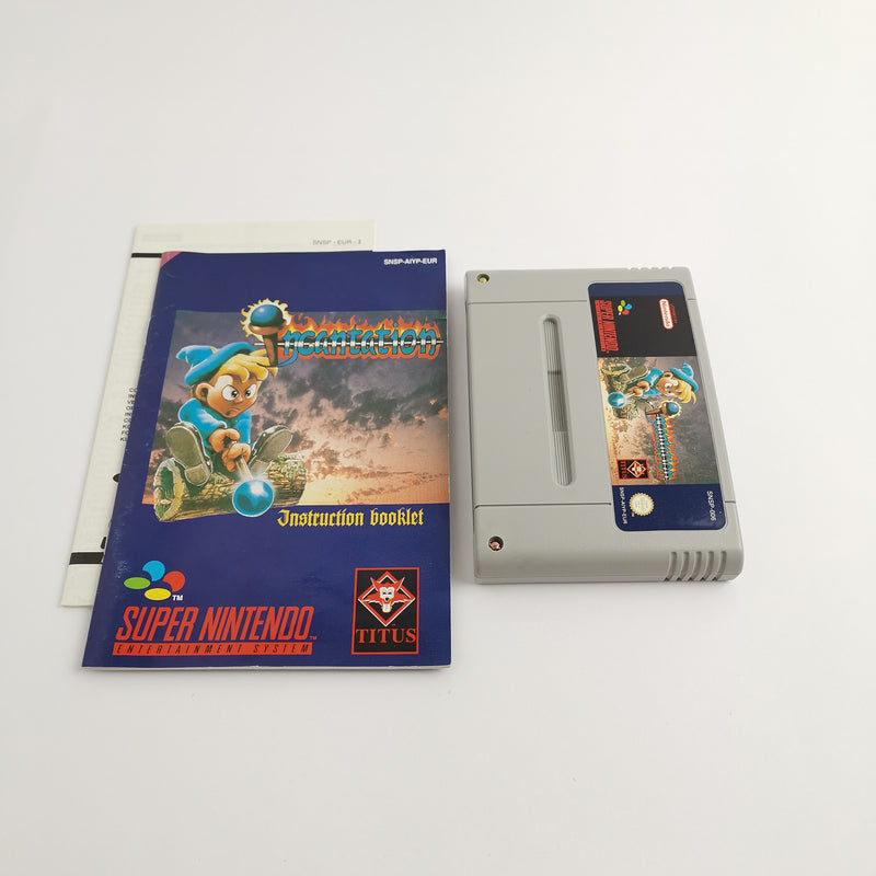 Super Nintendo Spiel : Incantation | Snes Game - OVP PAL EUR