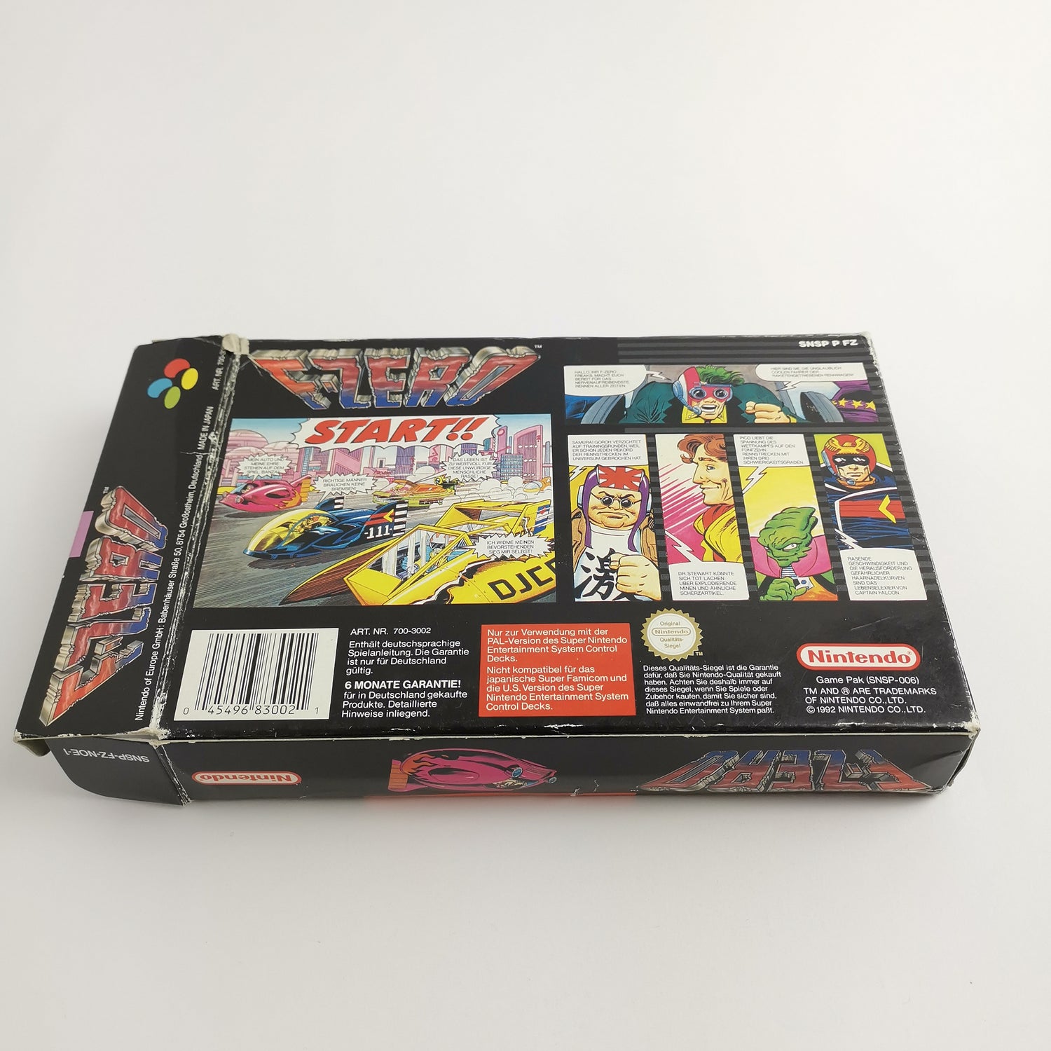 Super Nintendo Spiel :  F-Zero | Snes Game F Zero - OVP PAL NOE-1