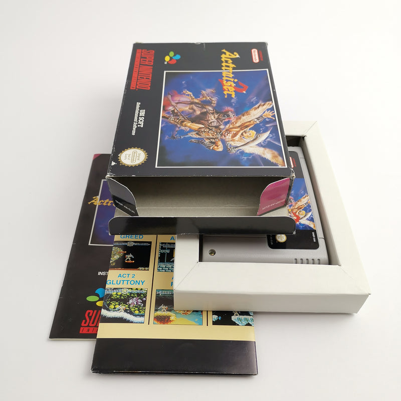 Super Nintendo Spiel :  Actraiser 2 mit Poster | Snes Game - OVP PAL EUR