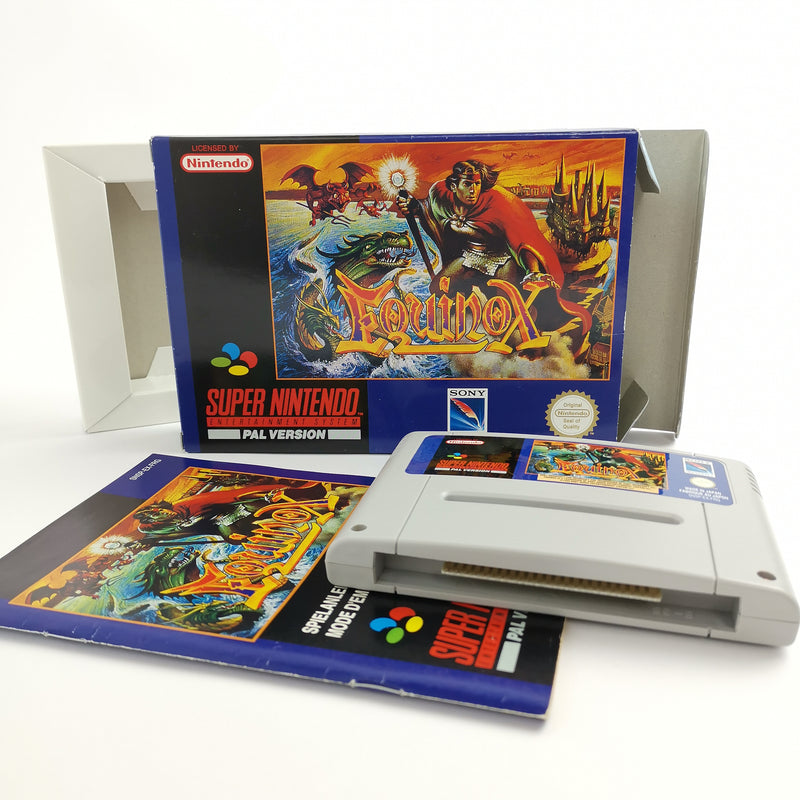 Super Nintendo Spiel : Equinox | Snes Game - OVP PAL FRG