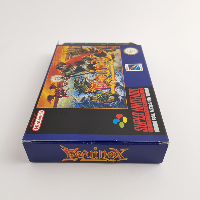 Super Nintendo Spiel : Equinox | Snes Game - OVP PAL FRG
