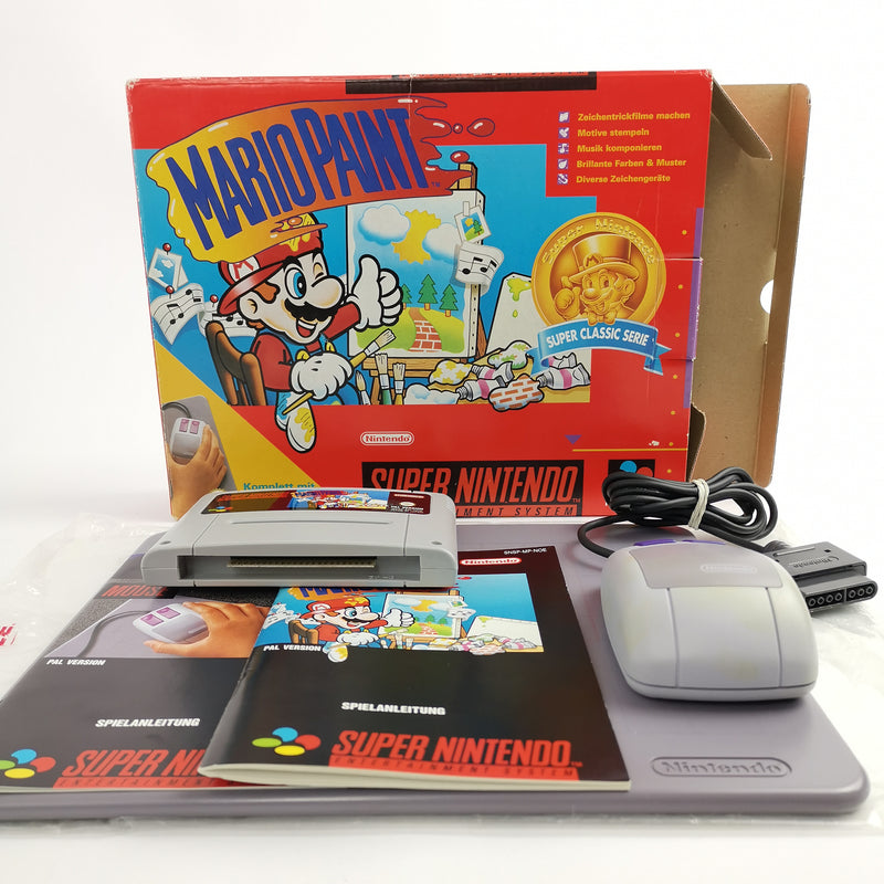 Super Nintendo Spiel :  Mario Paint - SNES Game | OVP PAL Super Classic Serie
