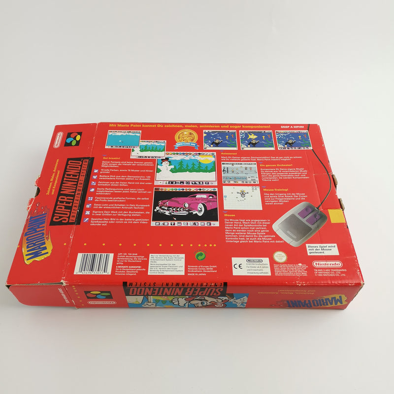 Super Nintendo Spiel :  Mario Paint - SNES Game | OVP PAL Super Classic Serie