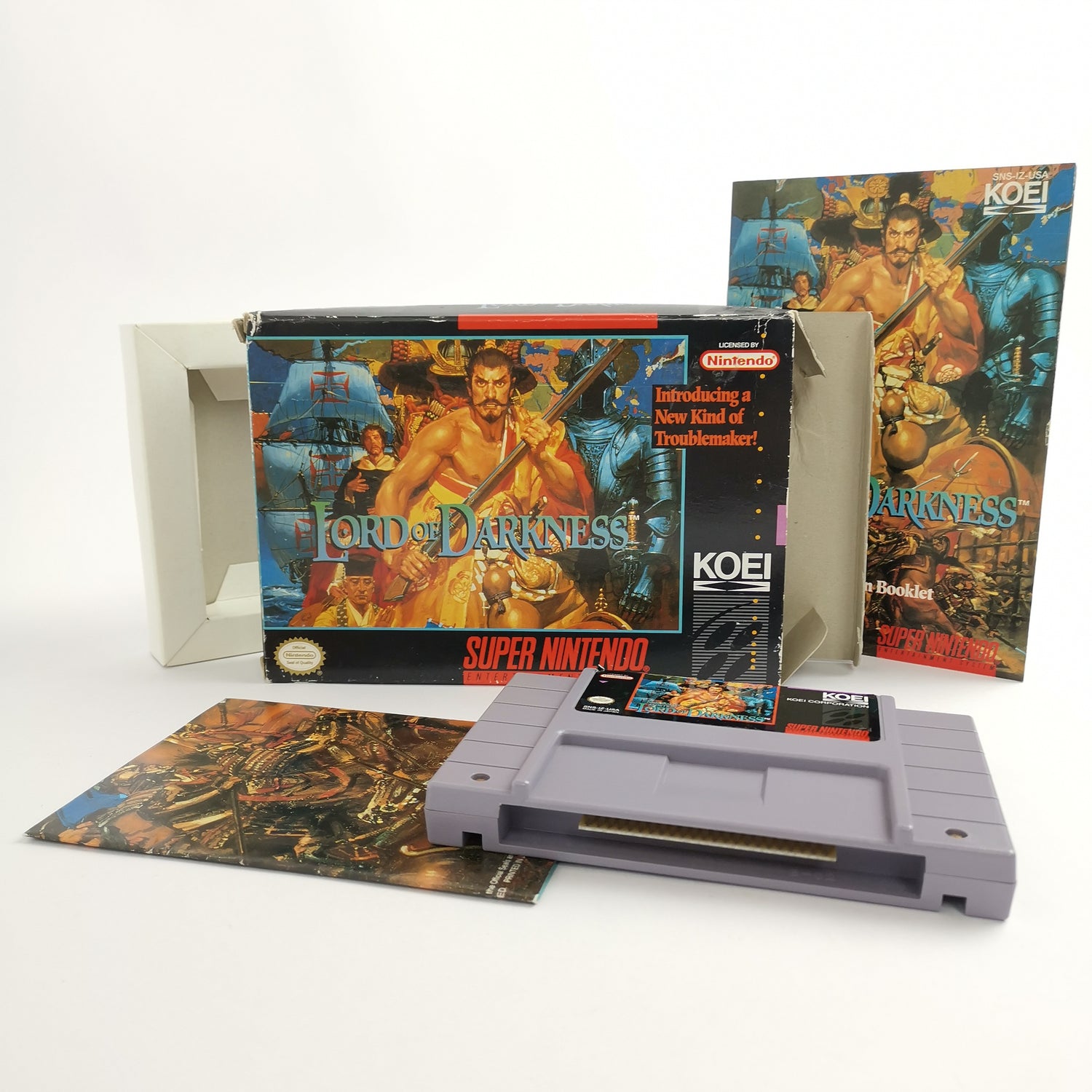 Super Nintendo Spiel : Lord of Darkness + Poster | Snes Game OVP - NTSC-U/C USA