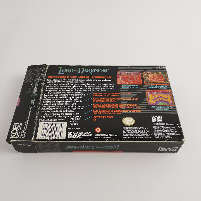 Super Nintendo Spiel : Lord of Darkness + Poster | Snes Game OVP - NTSC-U/C USA