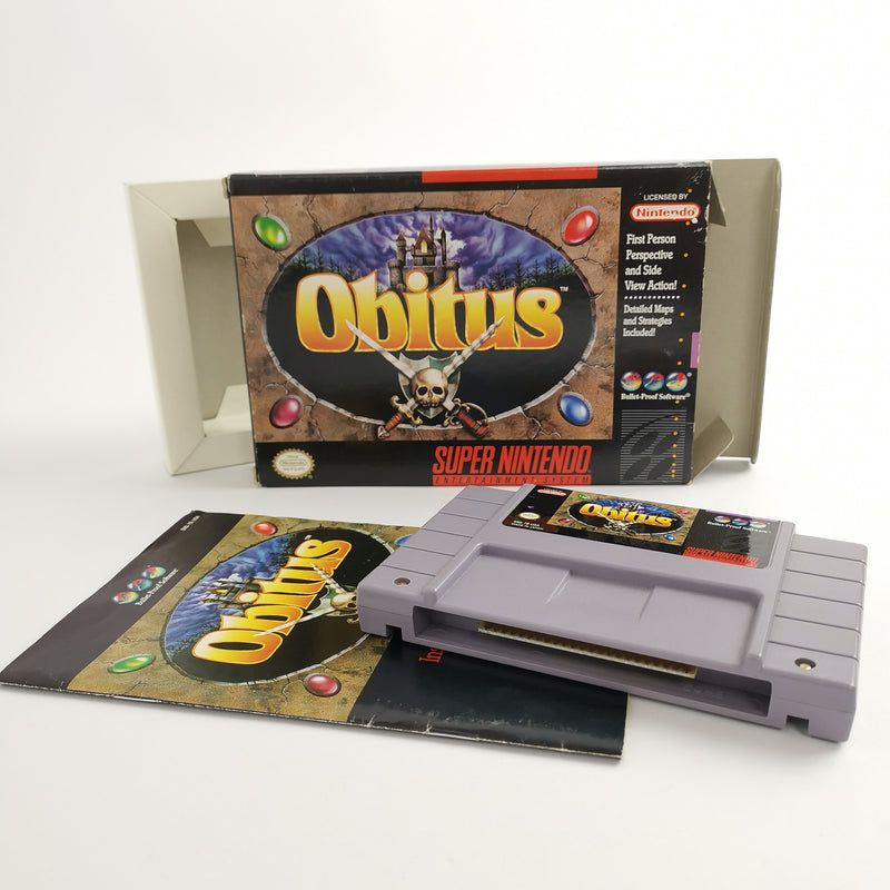 Super Nintendo Spiel : Obitus | Snes Game - OVP NTSC-U/C USA