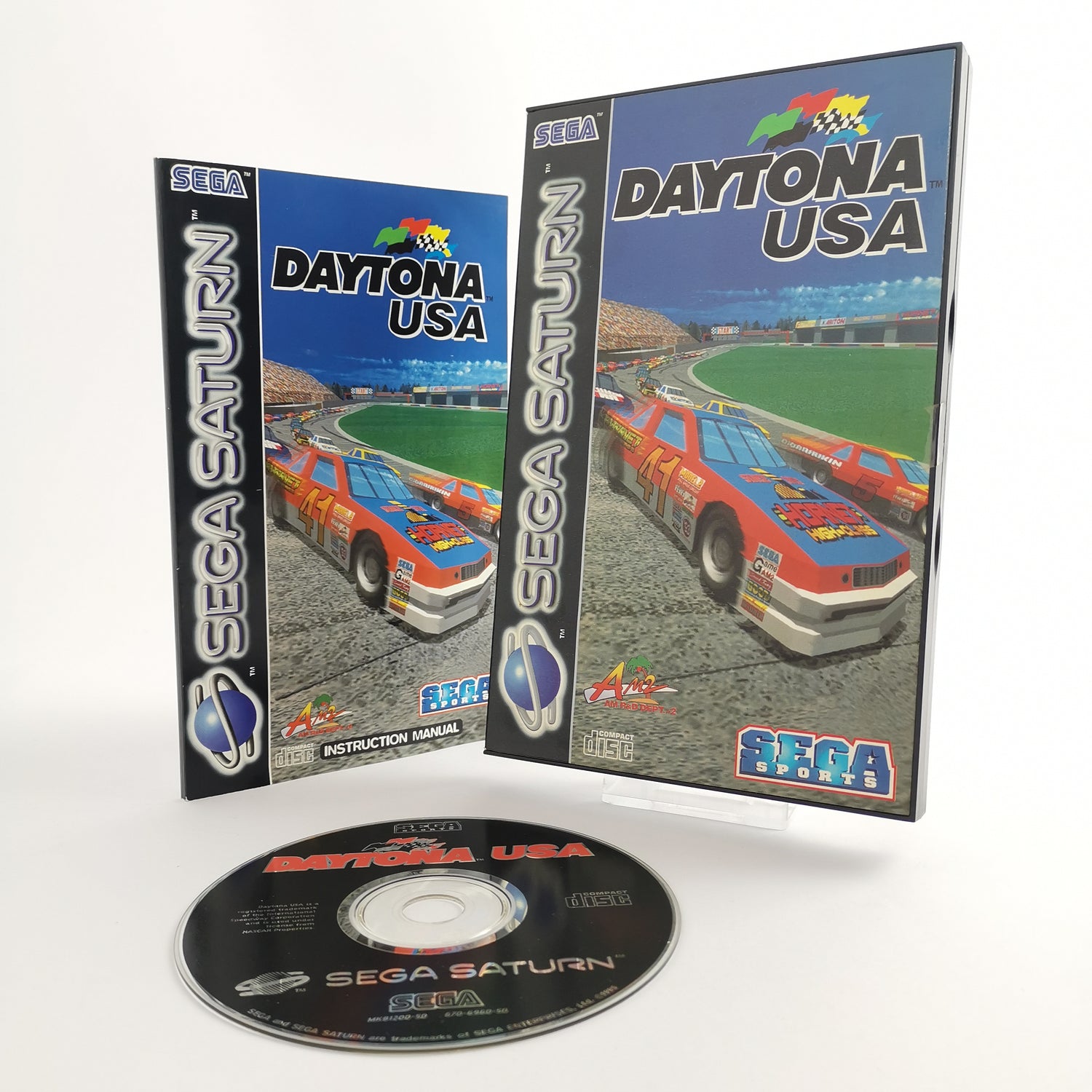 Sega Saturn Game : Daytona USA Sega Sports | Original packaging PAL version