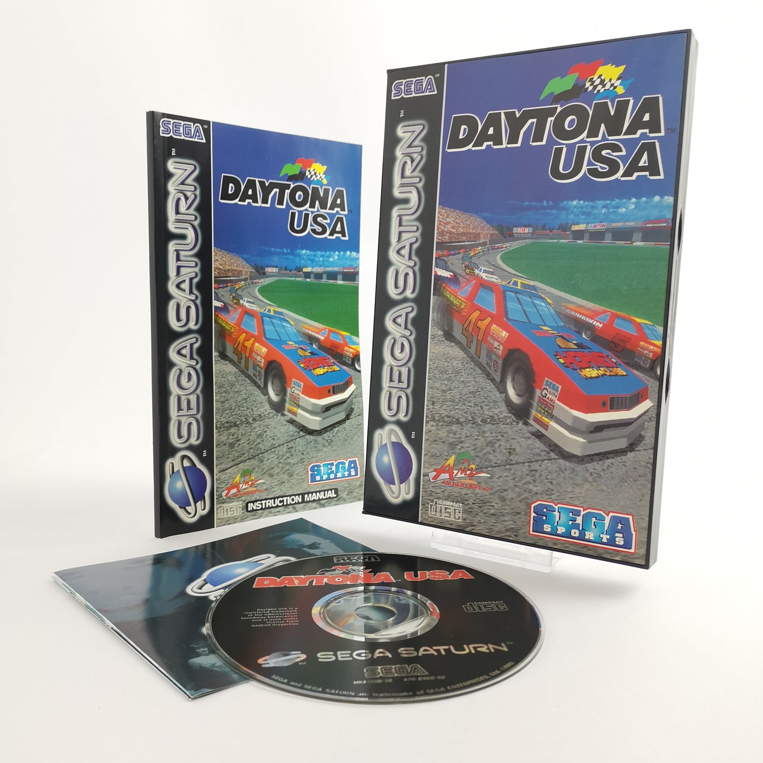 Sega Saturn Spiel : Daytona USA Sega Sports | OVP PAL Version [2]