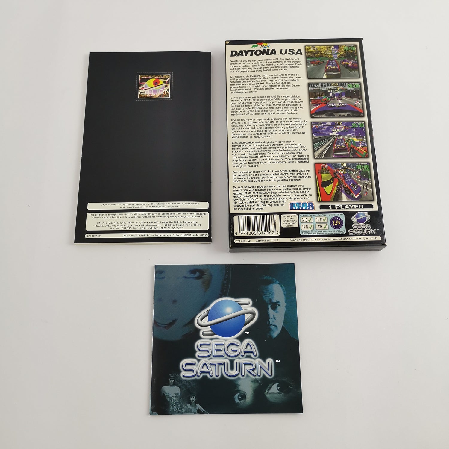 Sega Saturn Game : Daytona USA Sega Sports | Original packaging PAL version [2]