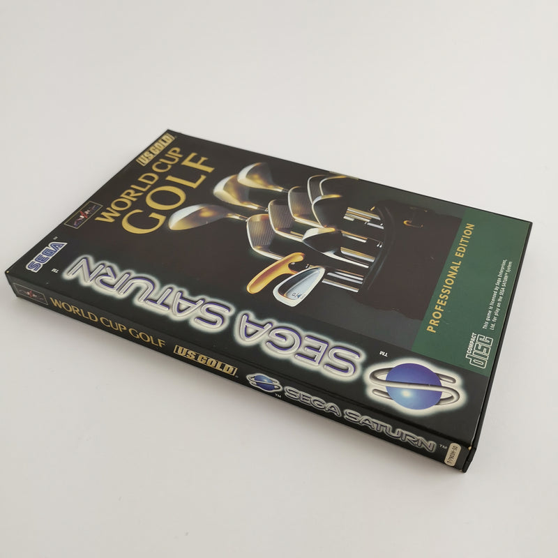 Sega Saturn Game: World Cup Golf Professional Edition | Original packaging PAL version