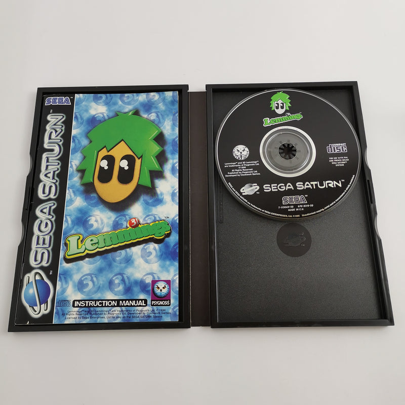 Sega Saturn Game: Lemmings 3D | SegaSaturn - original packaging PAL version