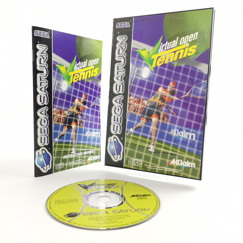 Sega Saturn Game: Virtual Open Tennis | SegaSaturn - original packaging PAL version