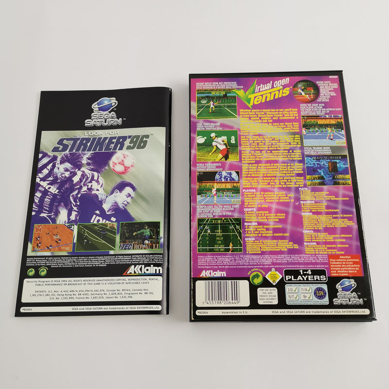 Sega Saturn Spiel : Virtual Open Tennis | SegaSaturn - OVP PAL Version
