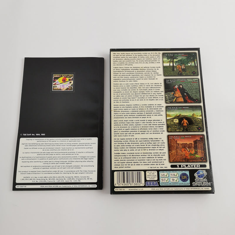 Sega Saturn Game: Virtual Hydlide | SegaSaturn - original packaging PAL version