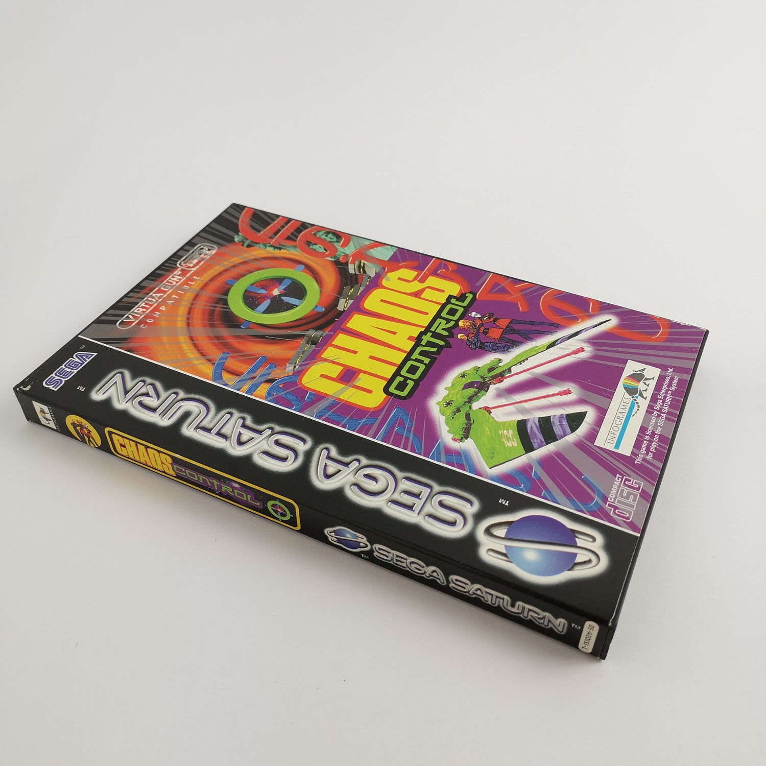 Sega Saturn Game: Chaos Control | SegaSaturn - original packaging PAL version