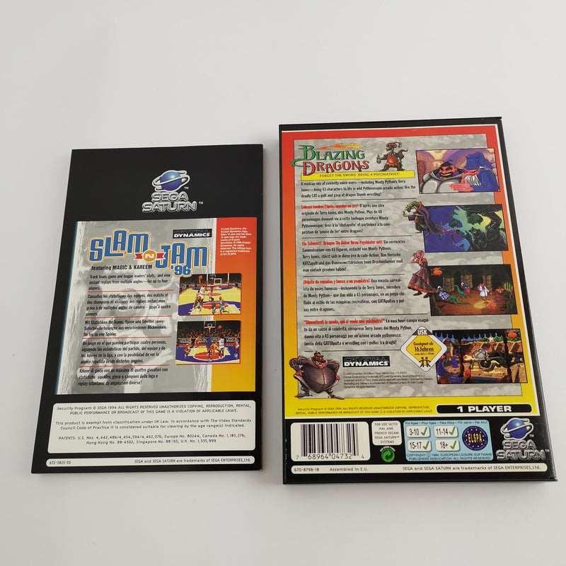 Sega Saturn Game: Blazing Dragons | SegaSaturn - original packaging PAL version