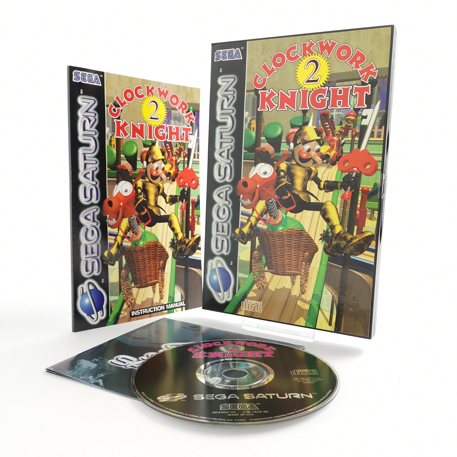 Sega Saturn Spiel : Clockwork Knight 2 | SegaSaturn - OVP PAL Version