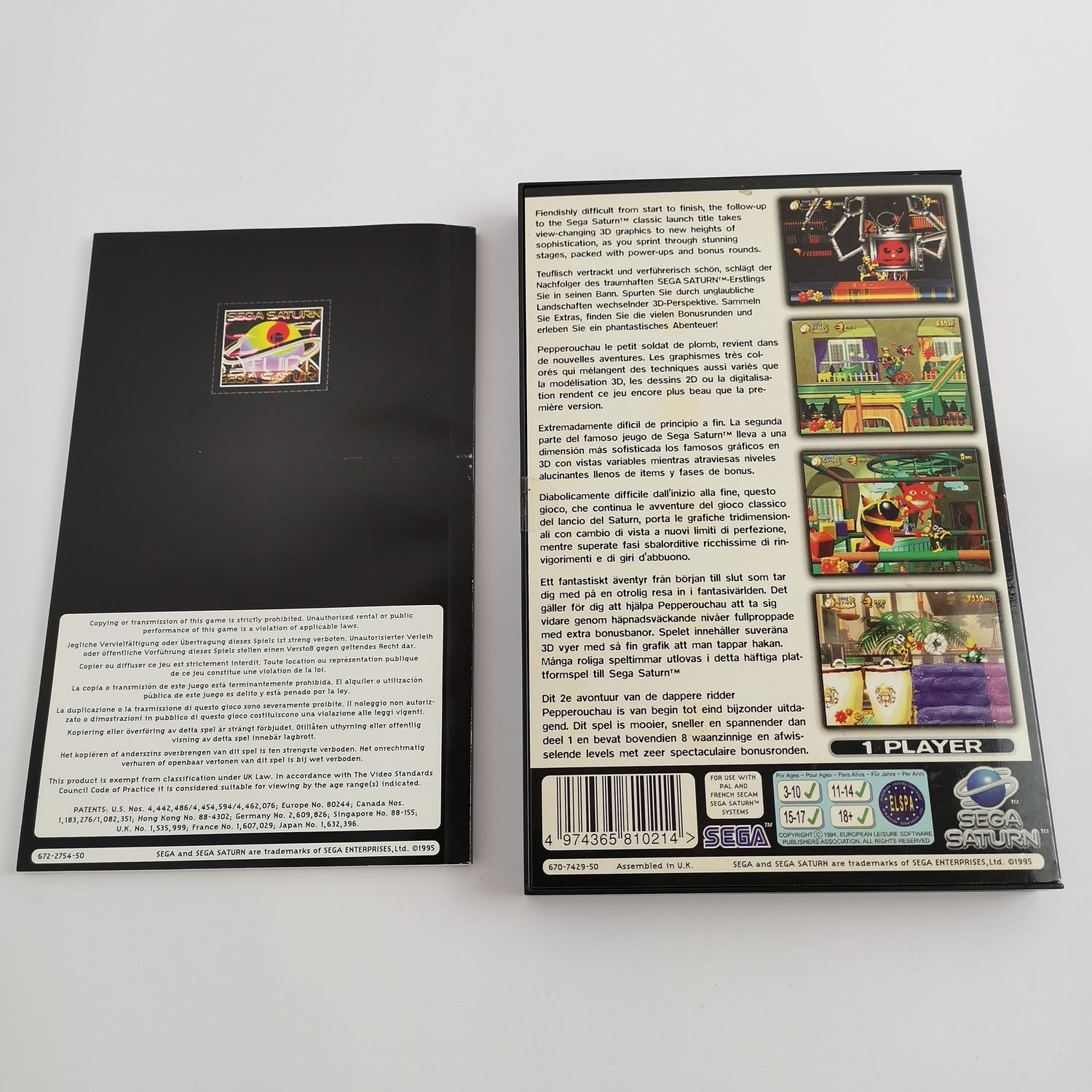 Sega Saturn Spiel : Clockwork Knight 2 | SegaSaturn - OVP PAL Version