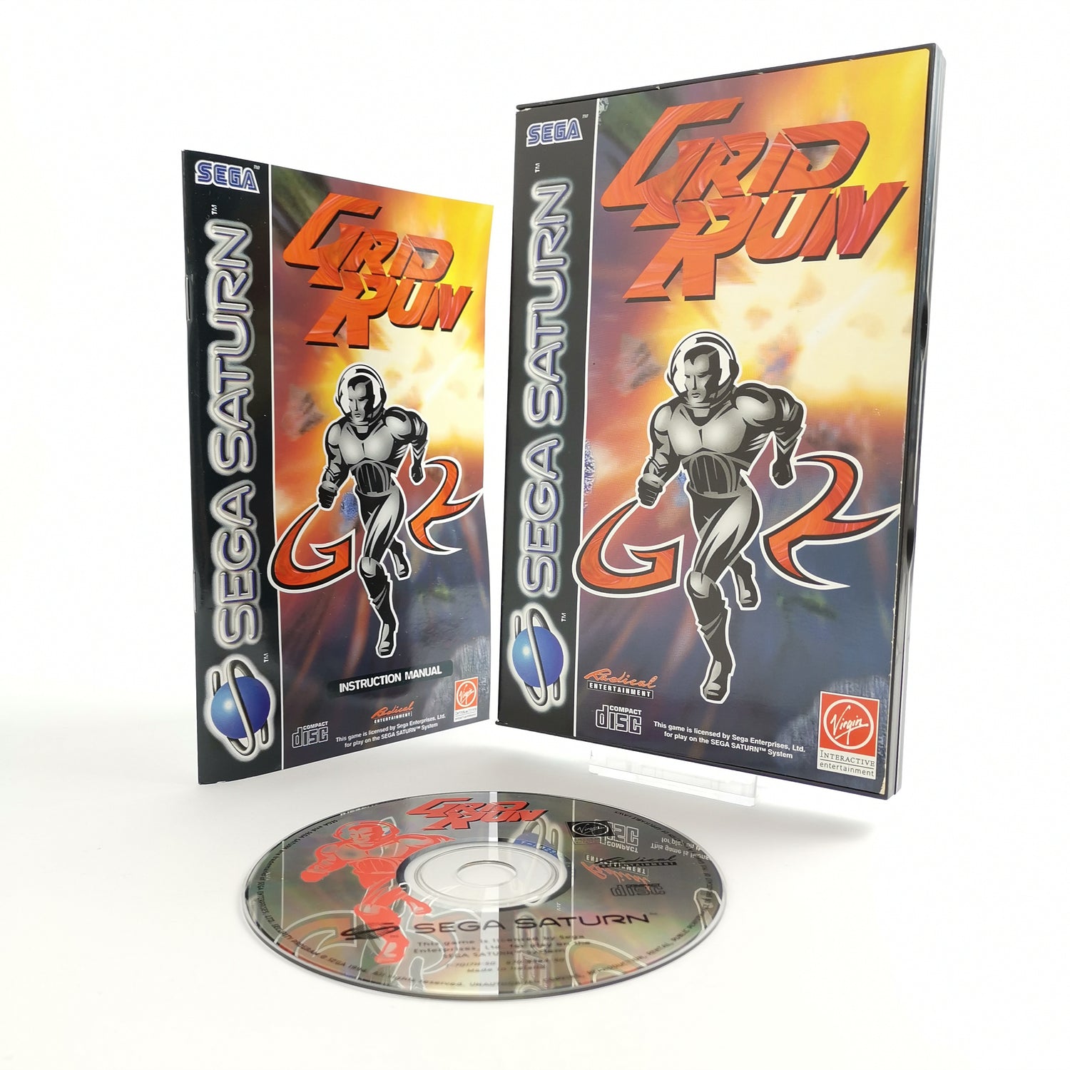Sega Saturn Game : Grid Run | SegaSaturn - original packaging PAL version