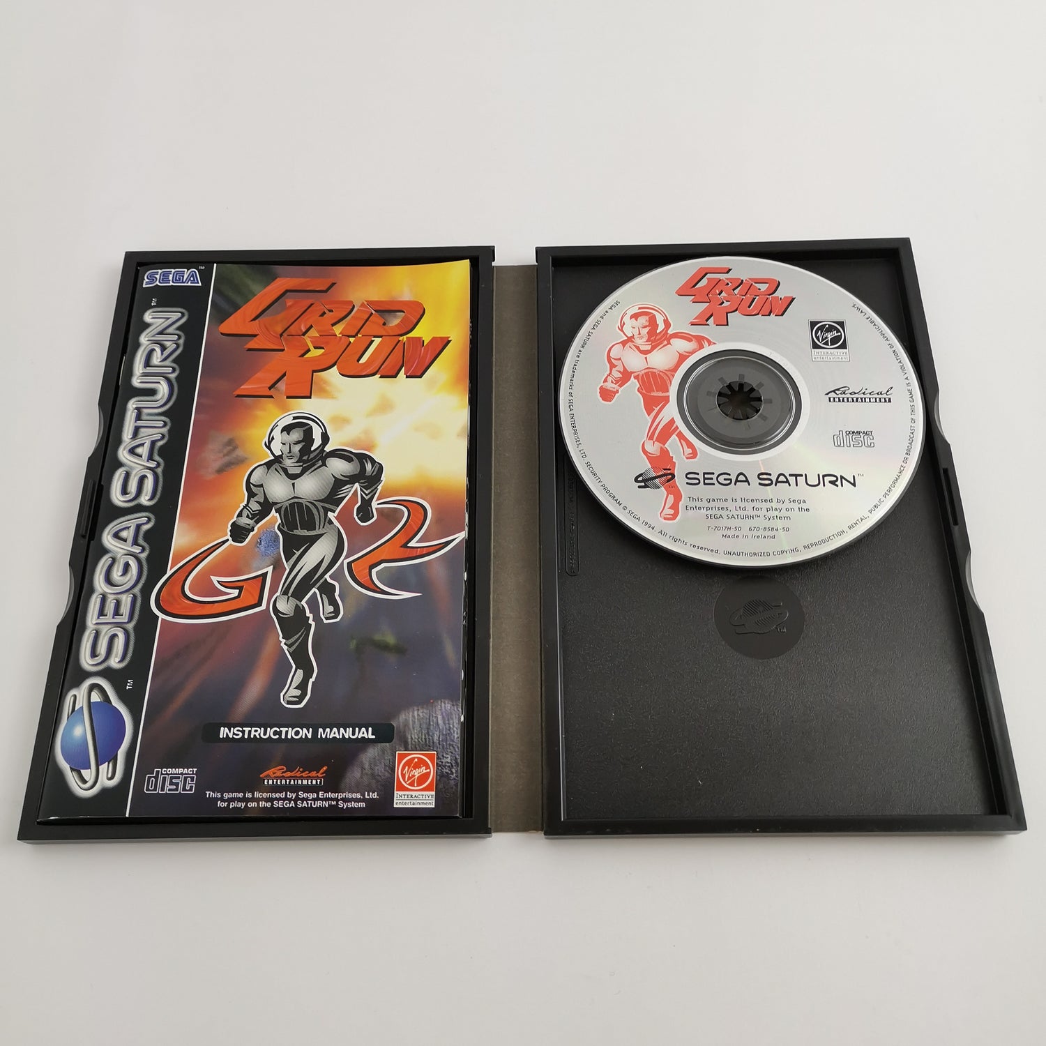 Sega Saturn Game : Grid Run | SegaSaturn - original packaging PAL version