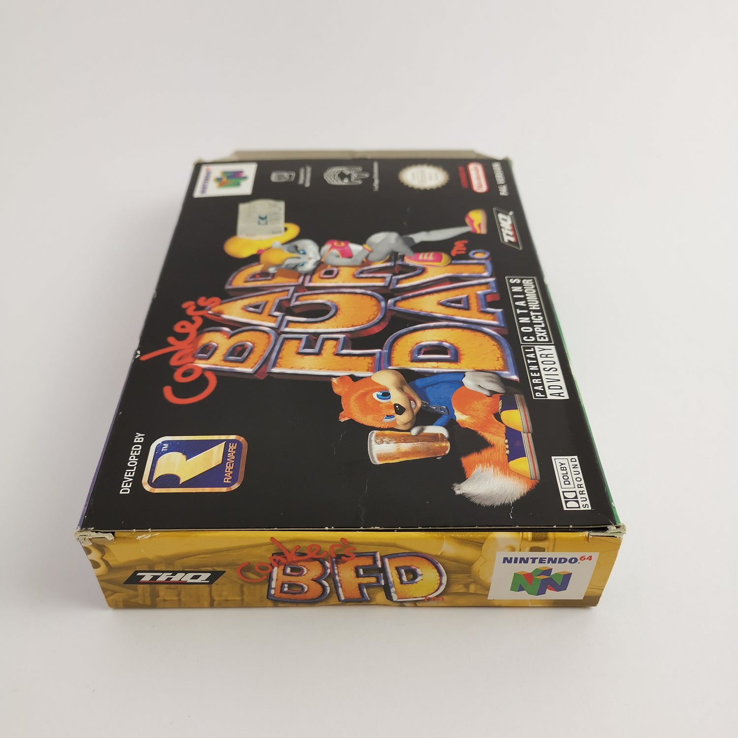 Nintendo 64 Game: Conkers Bad Fur Day | N64 THQ RARE - OVP PAL version