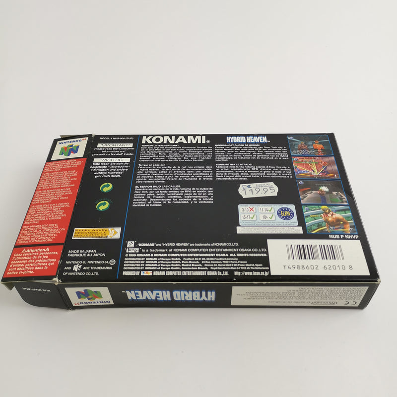 Nintendo 64 Spiel : Hybrid Heaven | N64 Konami - OVP PAL Version