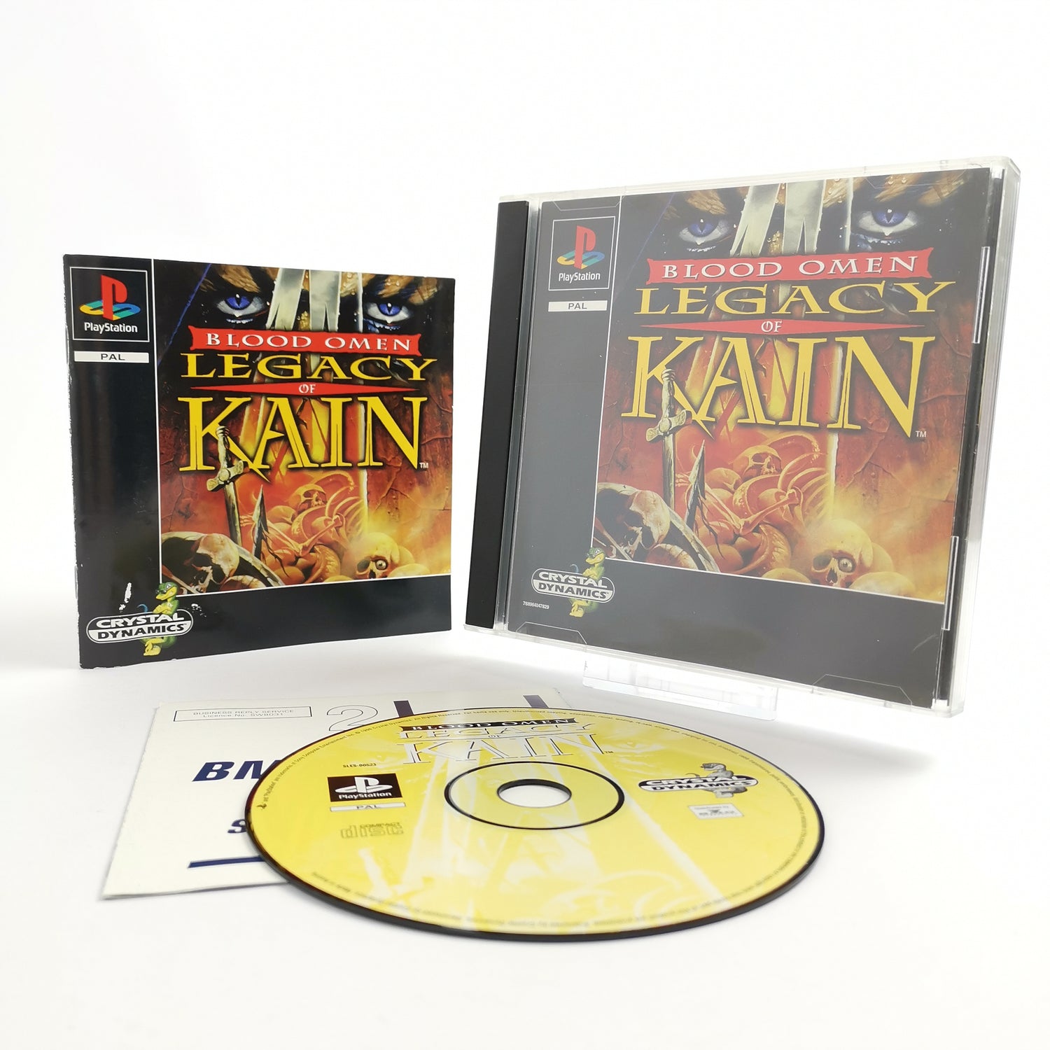 Sony Playstation 1 Game: Blood Omen Legacy of Kain | PS1 PSX - OVP PAL