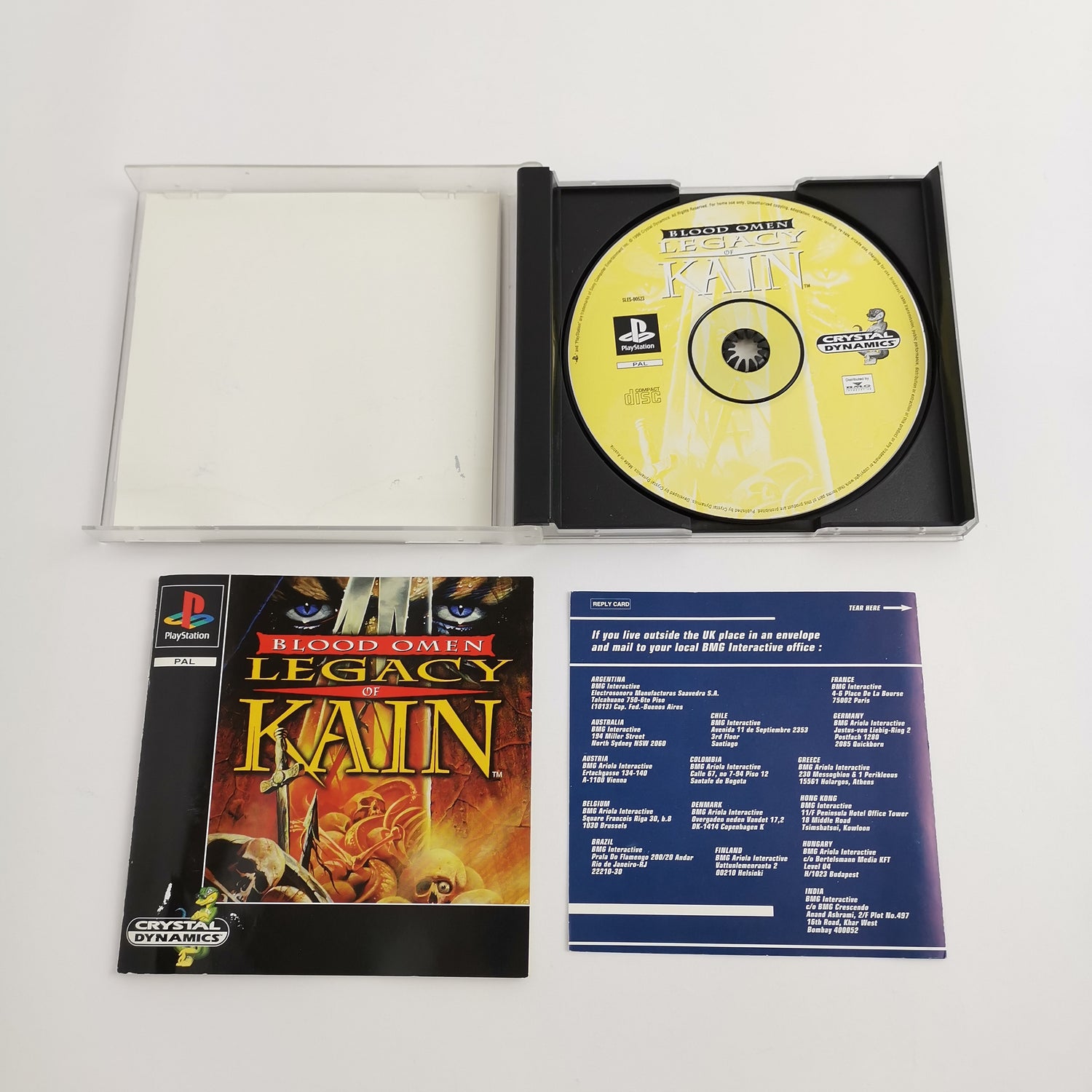 Sony Playstation 1 Game: Blood Omen Legacy of Kain | PS1 PSX - OVP PAL