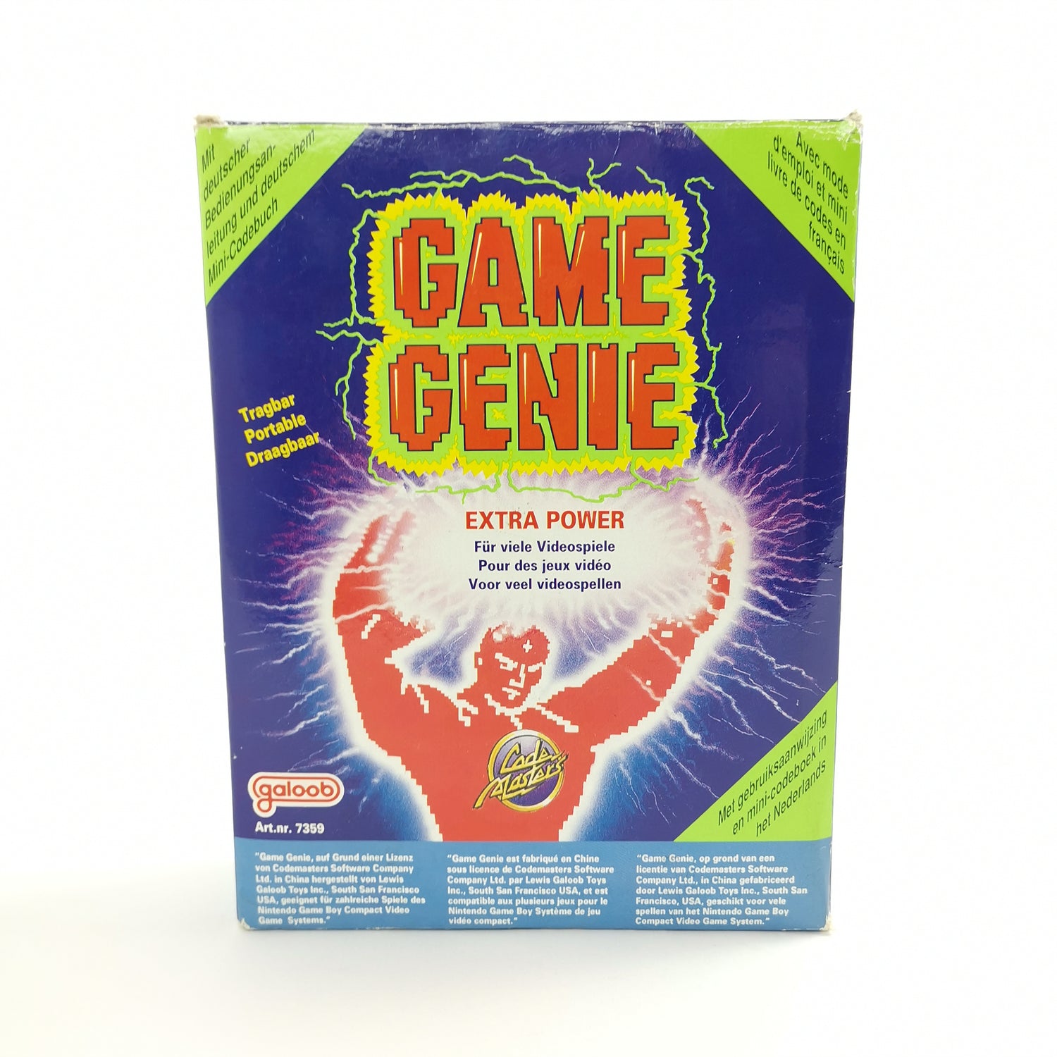 Nintendo Game Boy Classic Accessories - Game Genie | Gameboy Cheat Module OVP