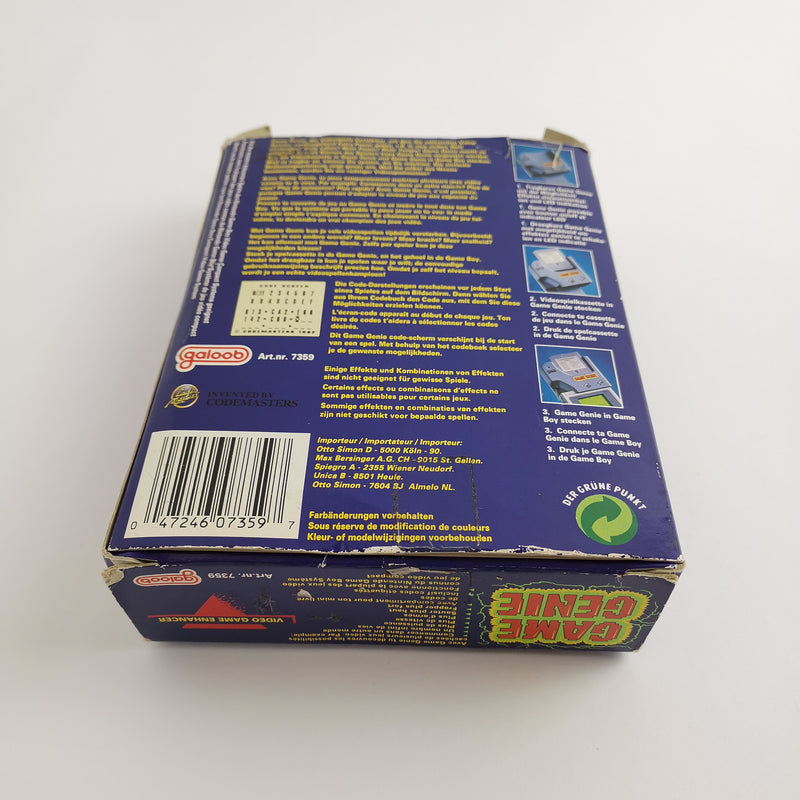 Nintendo Game Boy Classic Accessories - Game Genie | Gameboy Cheat Module OVP
