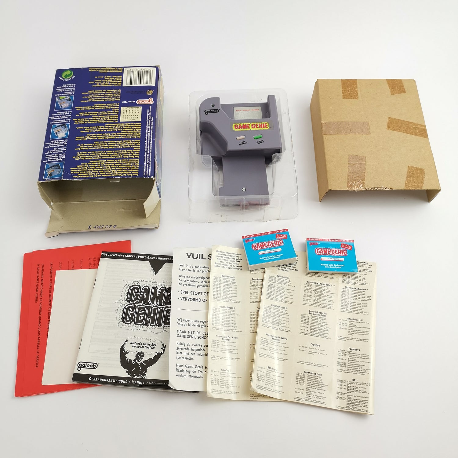 Nintendo Game Boy Classic Accessories - Game Genie | Gameboy Cheat Module OVP