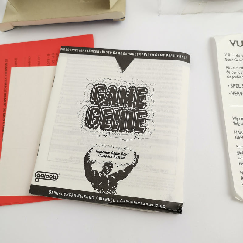 Nintendo Game Boy Classic Accessories - Game Genie | Gameboy Cheat Module OVP
