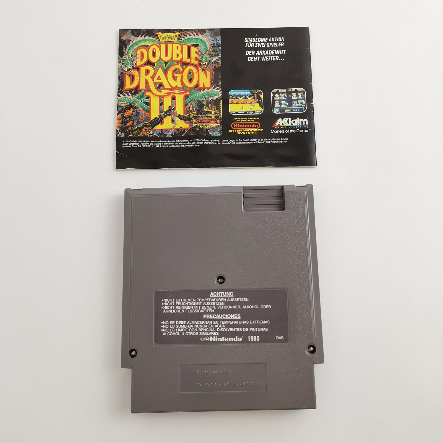 Nintendo Entertainment System Spiel :The Simpsons Bart vs. The Space Mutants NES
