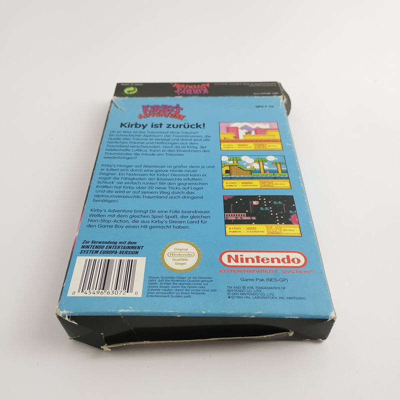 Nintendo Entertainment System Game: Kirby's Adventure | NES - original packaging NOE