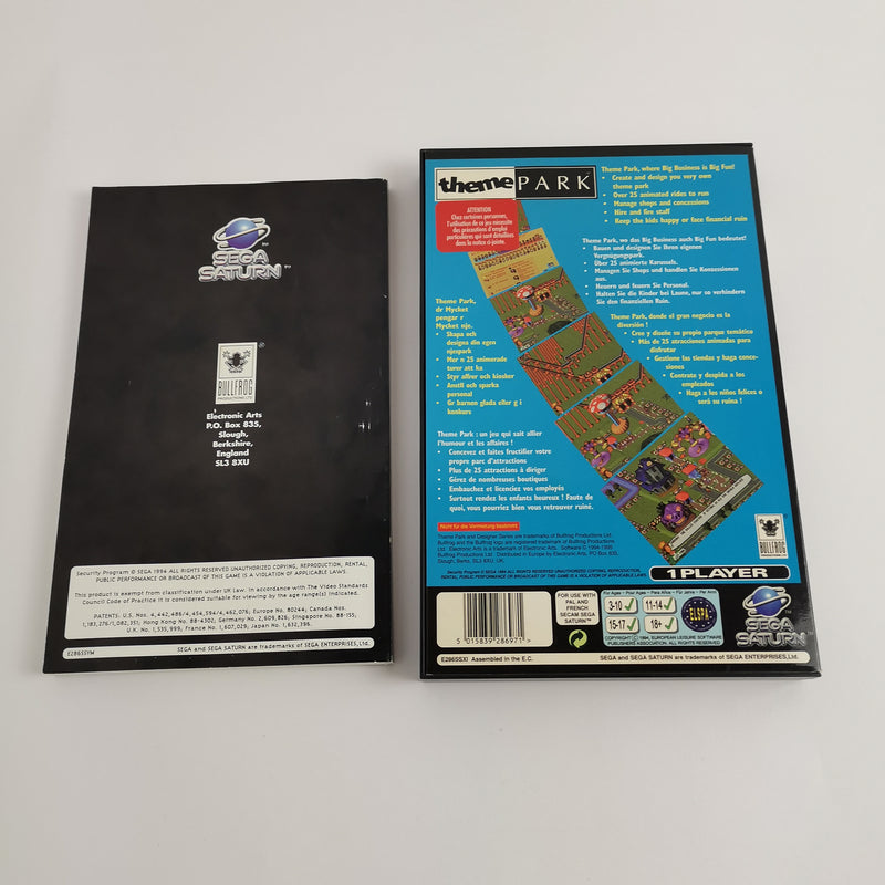 Sega Saturn Game: Theme Park | SegaSaturn PAL - original packaging