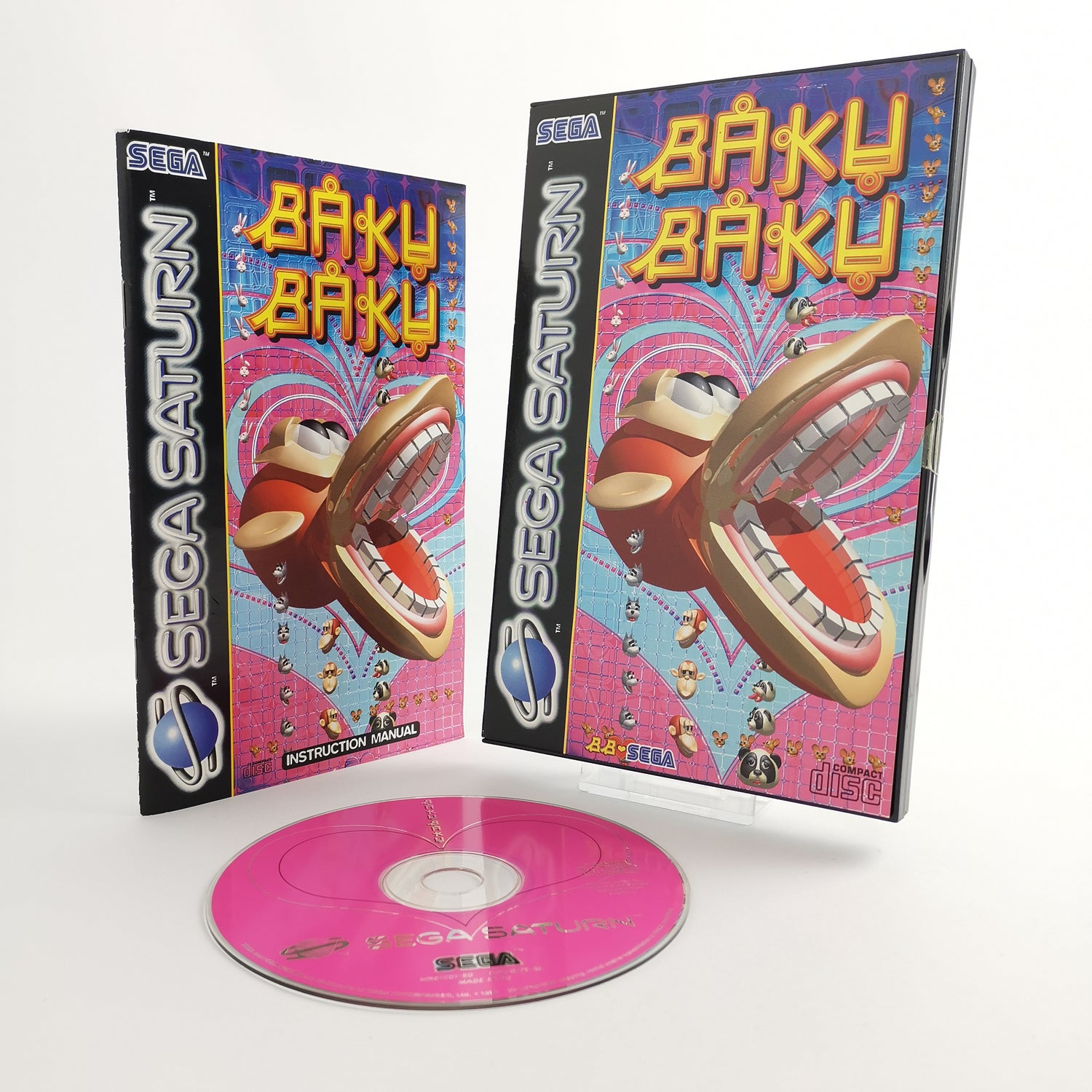 Sega Saturn Spiel : Baku Baku | SegaSaturn PAL - OVP