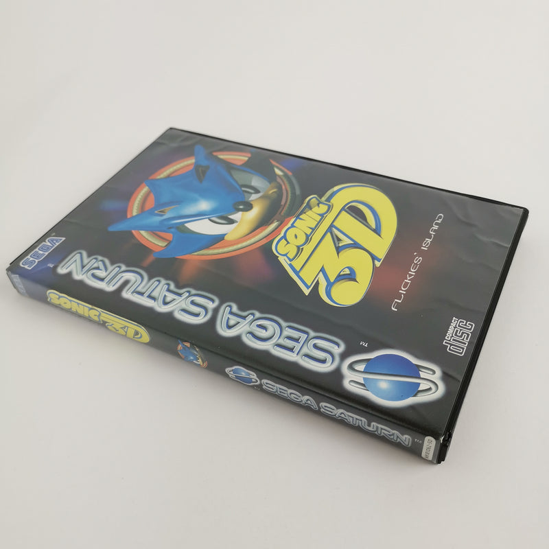 Sega Saturn Game: Sonic 3D Flickies Island | SegaSaturn PAL - original packaging