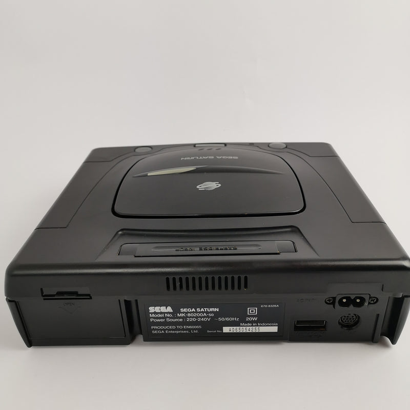 Sega Saturn Konsole mit 1 Controller, Kabel, Bootleg Sampler und Anleitung | PAL