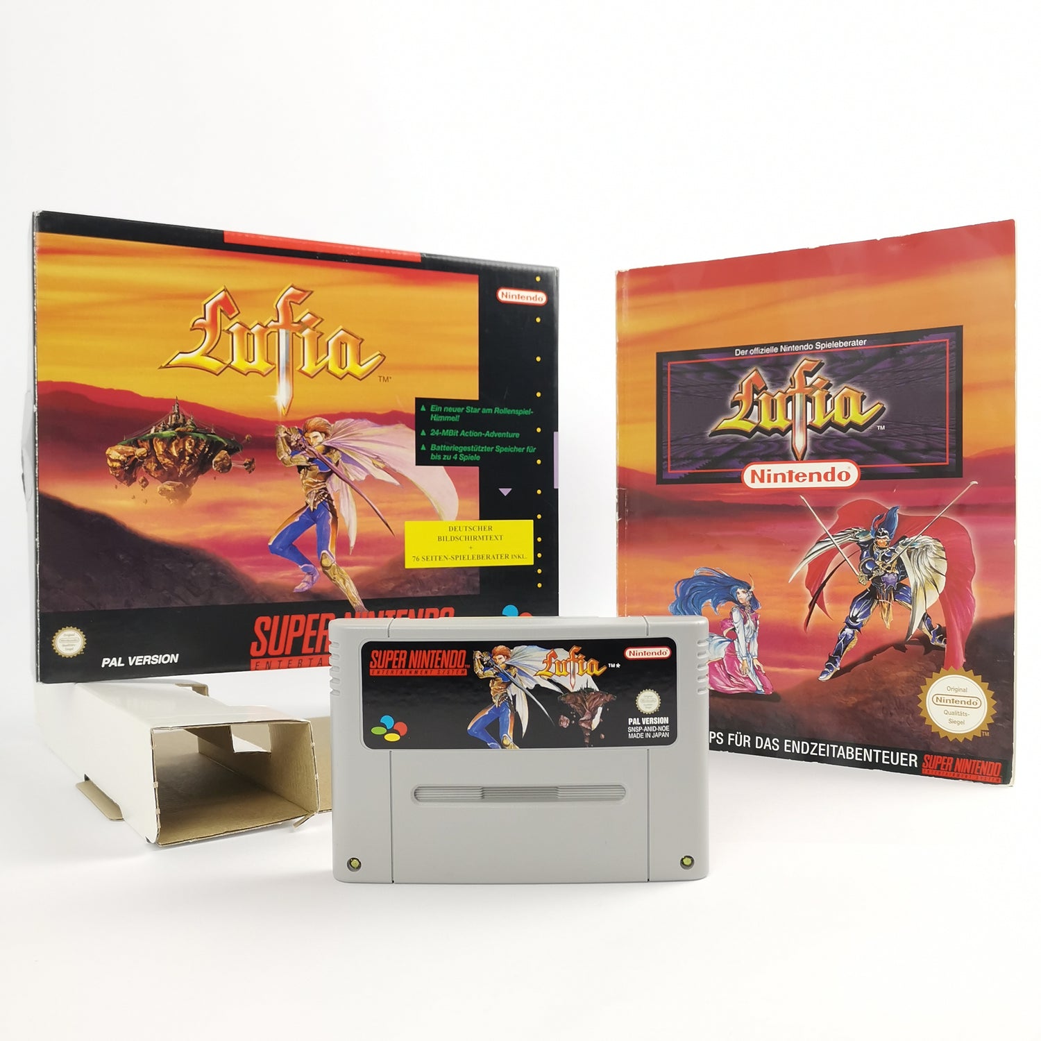 Super Nintendo Spiel : Lufia Big Box | SNES RPG - CIB OVP - PAL NOE