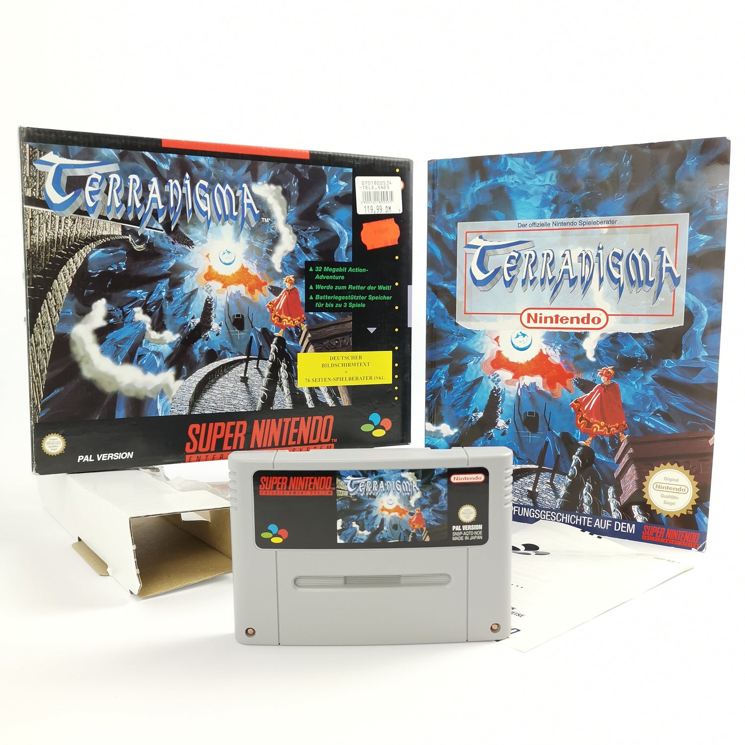 Super Nintendo Spiel : Terranigma Big Box | SNES RPG - CIB OVP - PAL NOE [2]
