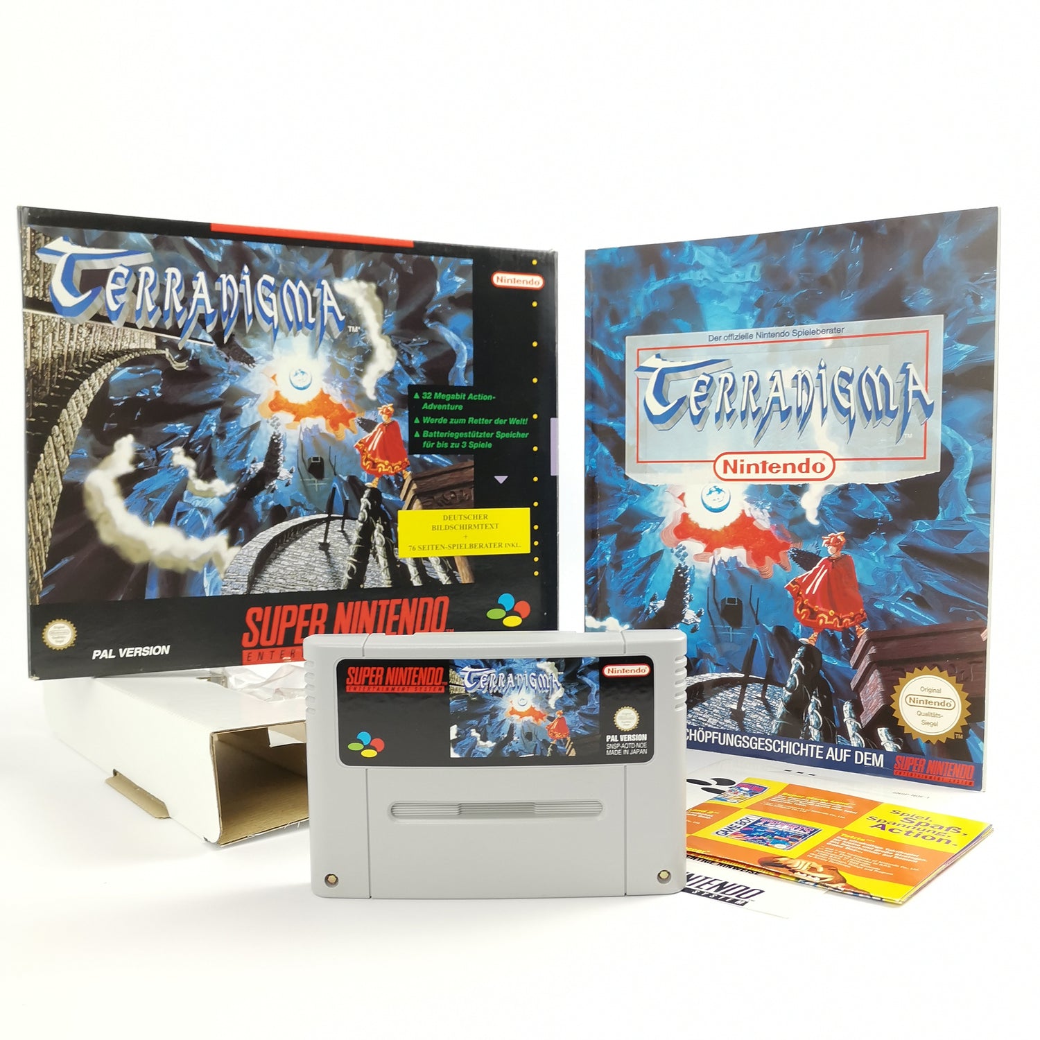 Super Nintendo Spiel : Terranigma Big Box | SNES RPG - CIB OVP - PAL NOE [3]