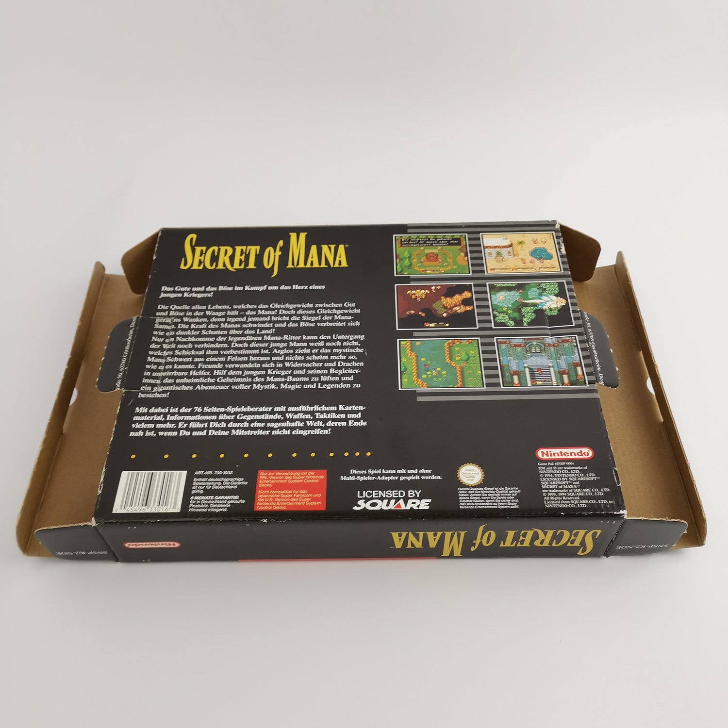 Super Nintendo Game: Secret of Mana Big Box | SNES RPG - CIB OVP - PAL NOE [2]