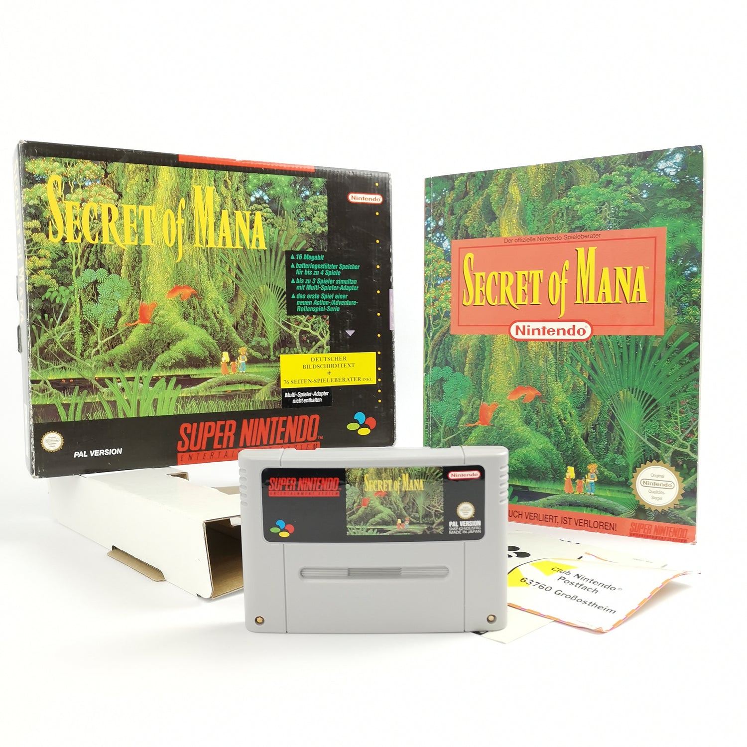 Super Nintendo Spiel : Secret of Mana Big Box | SNES RPG - CIB OVP - PAL NOE [3]