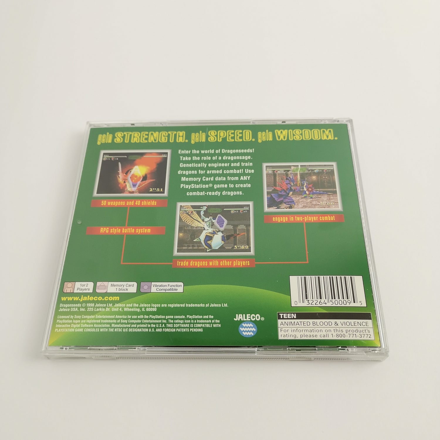 Sony Playstation 1 Spiel :  Dragon Seeds | PS1 PSX - OVP NTSC-U/C USA