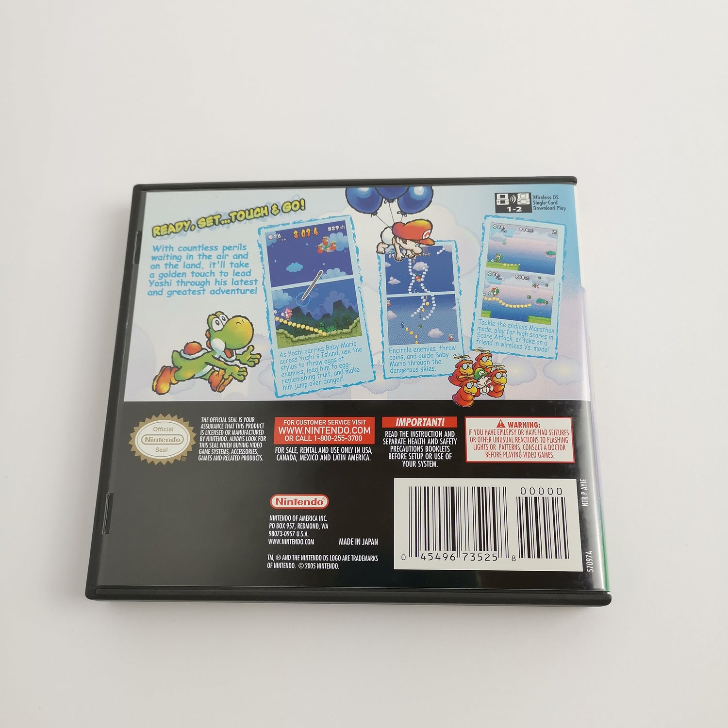 Nintendo DS Spiel : Yoshi Touch & Go | 2DS 3DS kompatibel - OVP NTSC-U/C USA