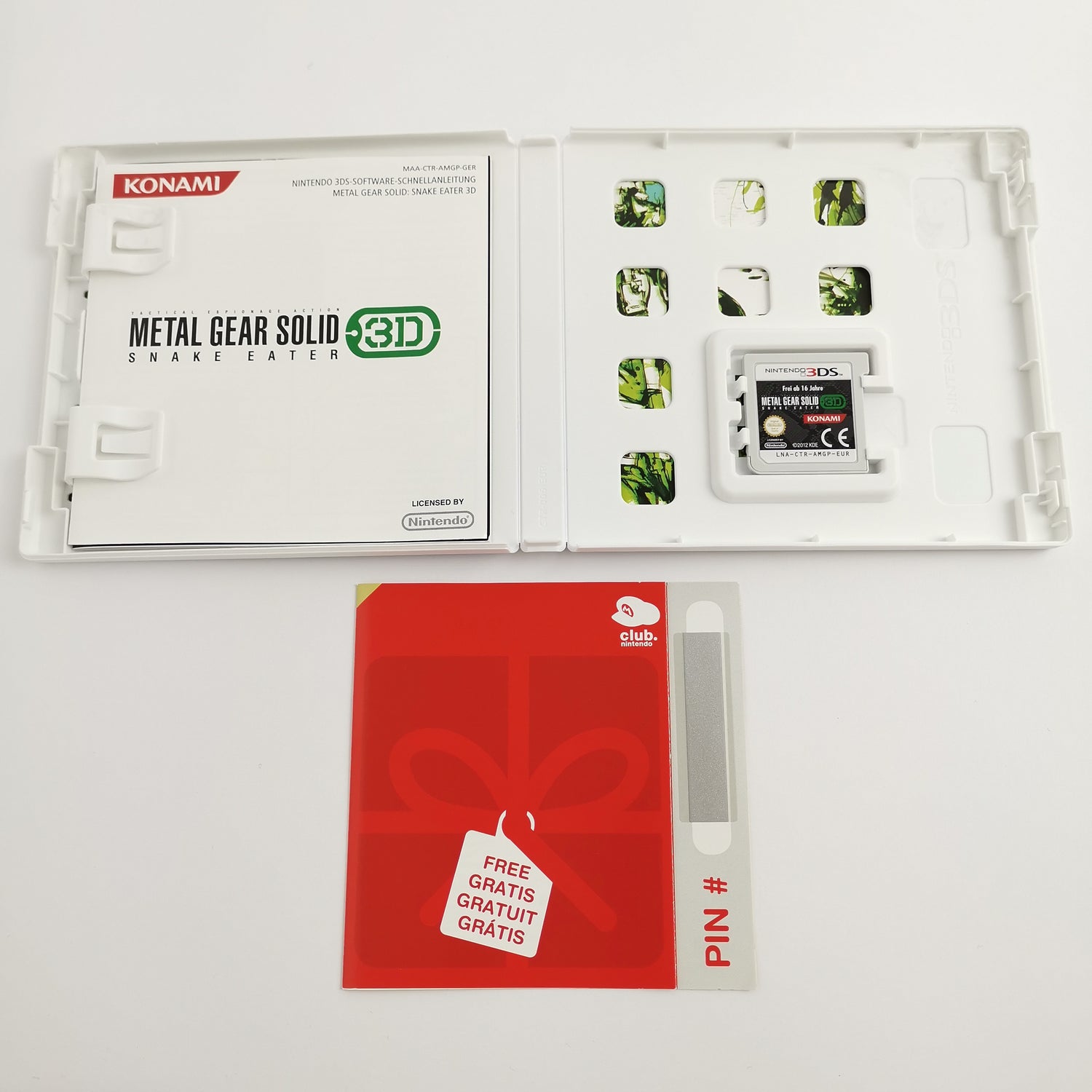 Nintendo 3DS Game: Metal Gear Solid Snake Eater | 2DS compatible - OVP PAL